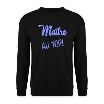 MEISTER - Unisex Pullover - Schwarz - Vorne - Alina (178cm) & Michal (187cm)