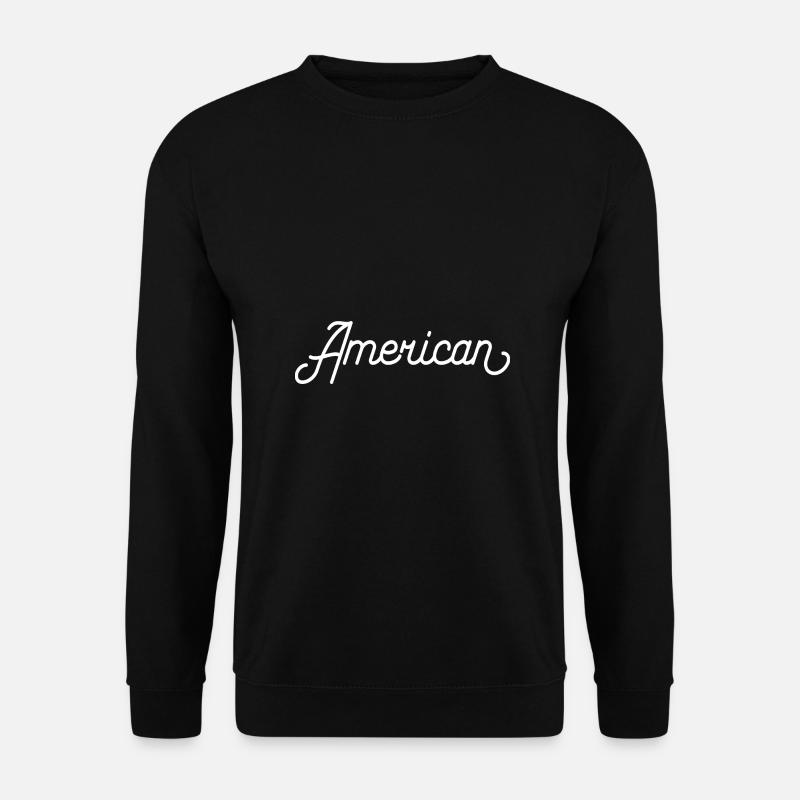 American - Unisex Pullover - Schwarz