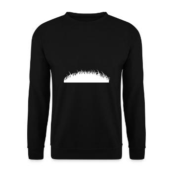 Grass hill - Unisex Sweatshirt - black - Front - Alina (178cm) & Michal (187cm)
