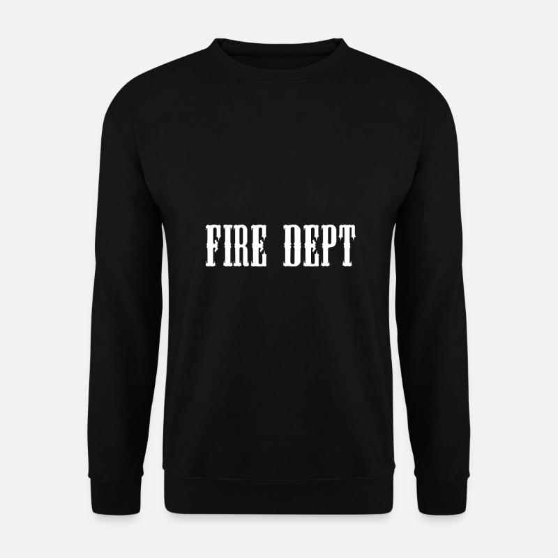 Fire Dept Department - Unisex Sweatshirt - black