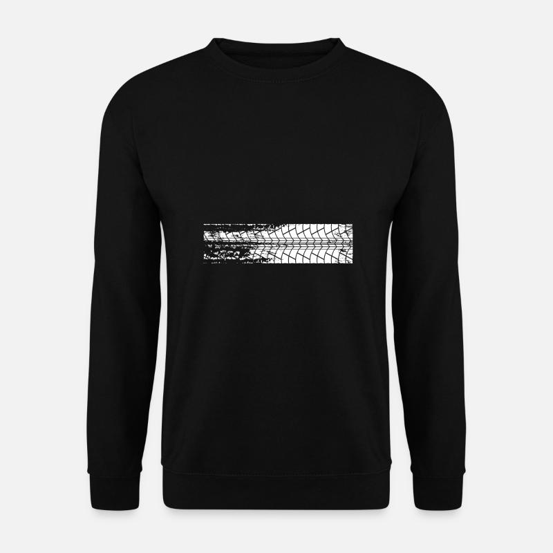Reifenspur - Unisex Pullover - Schwarz