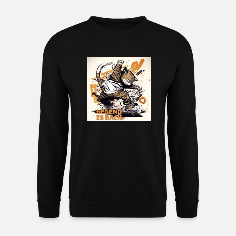 hip hop Legend is Back - Unisex Pullover - Schwarz