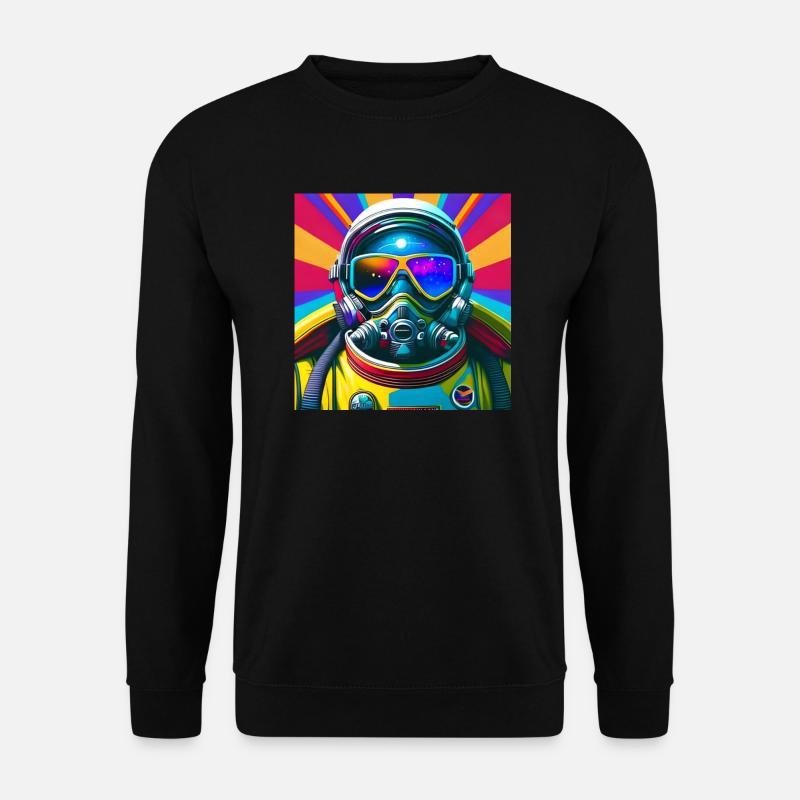 Astronaut der Zukunft - Unisex Pullover - Schwarz