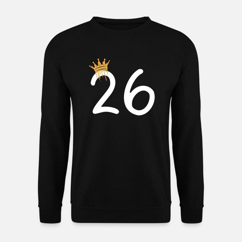 26 - Unisex Pullover - Schwarz