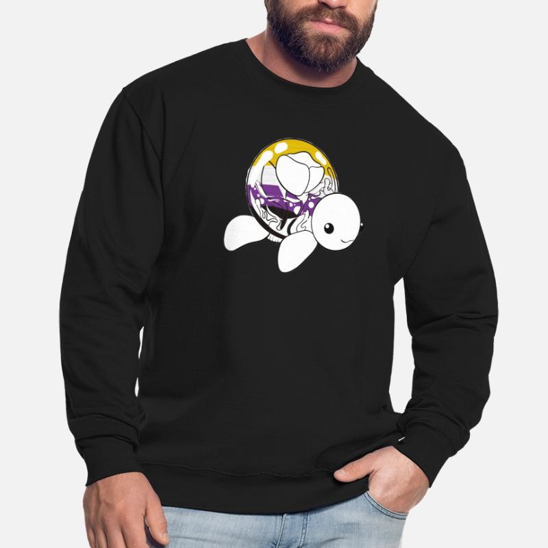 Non binary turtle Unisex Pullover