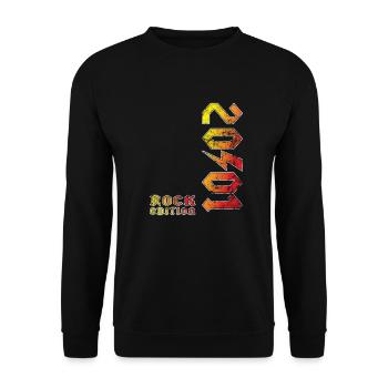 Geburtstag Rock Edition 2001 - Unisex Pullover - Schwarz - Vorne - Alina (178cm) & Michal (187cm)