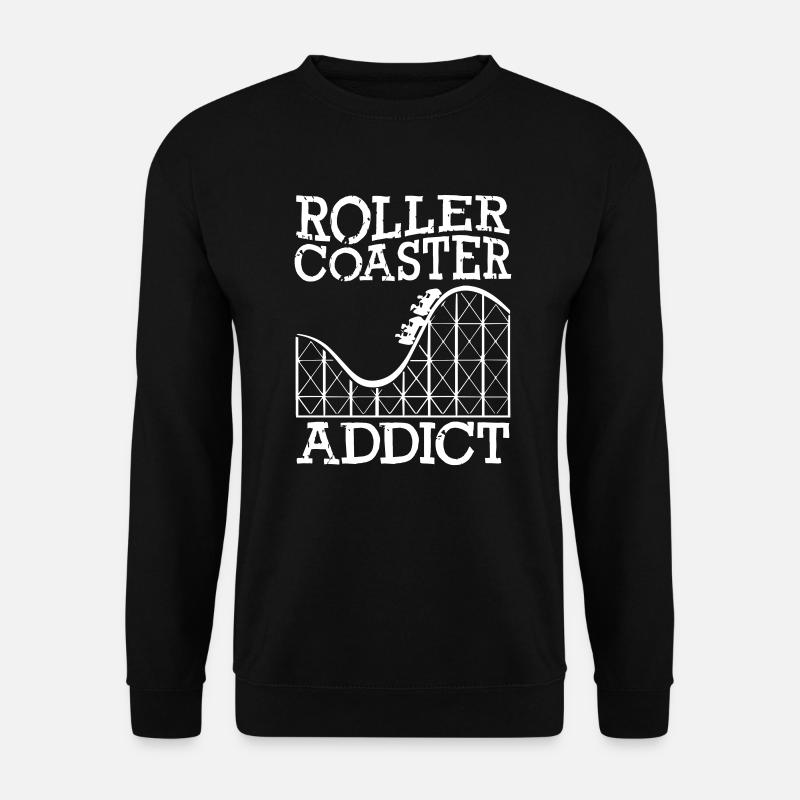 Roller Coaster Addict - Unisex Sweatshirt - black