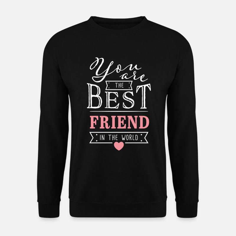 Best Friend - Beste Freundin Freundschaft Geschenk - Unisex Pullover - Schwarz