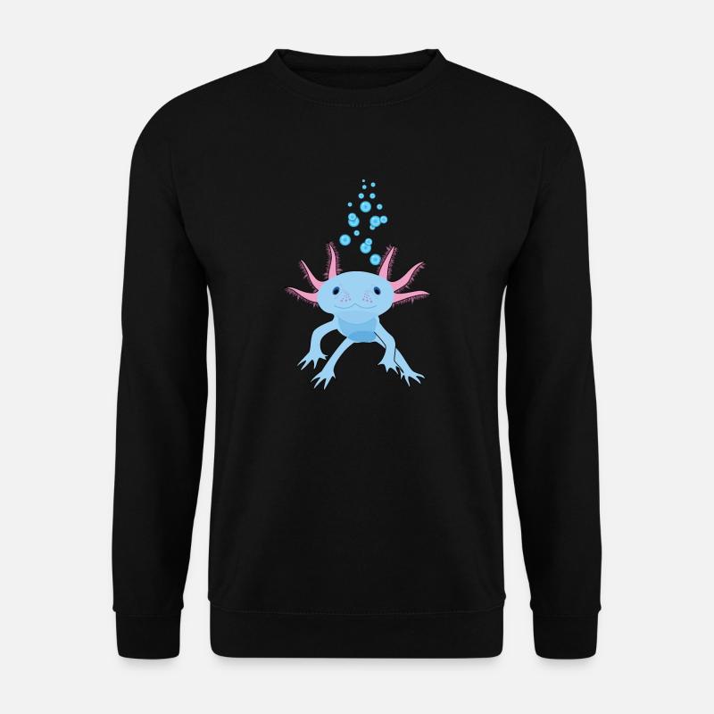 Cute Axolotl - Unisex Pullover - Schwarz