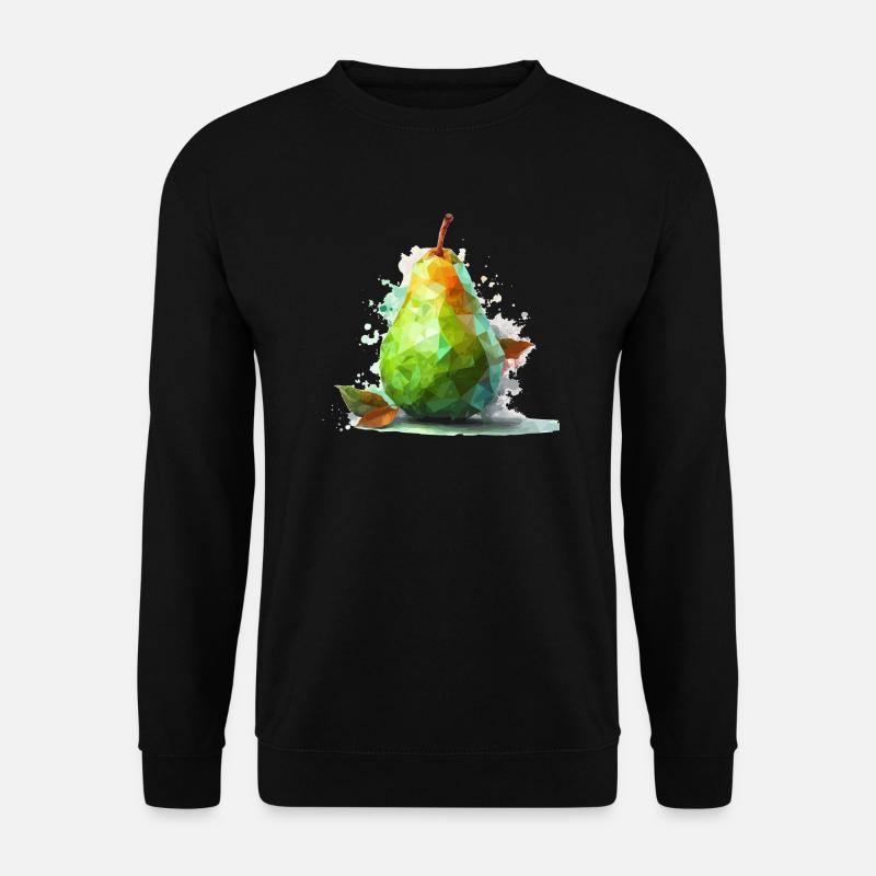 Poly Pear - Unisex Sweatshirt - black