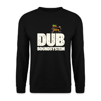 Dub Soundsystem - Unisex Sweatshirt - black - Front - Alina (178cm) & Michal (187cm)