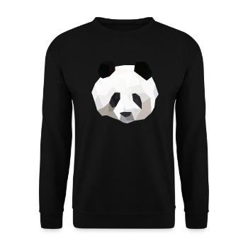 panda - Sweat-shirt Unisexe - noir - Devant - Alina (178cm) & Michal (187cm)