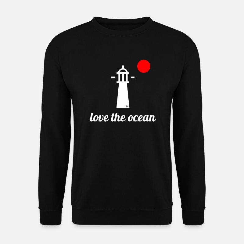 Sea lighthouse - Unisex Sweatshirt - black
