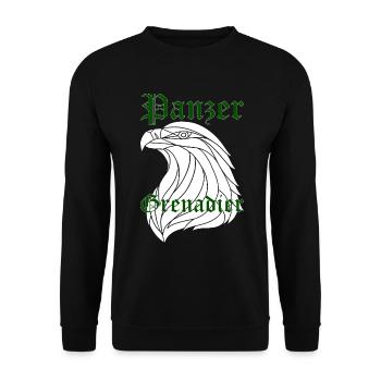 Panzergrenadier Panzer Grenadier Geschenk - Unisex Pullover - Schwarz - Vorne - Alina (178cm) & Michal (187cm)