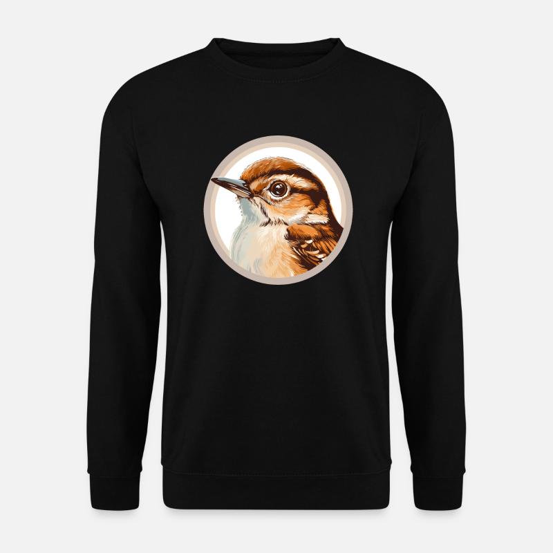 Wren bird - Unisex Sweatshirt - black