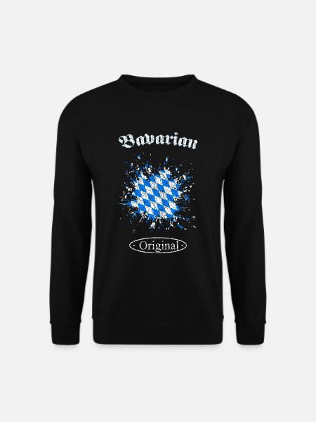Bayern Bavarian Original - Unisex Pullover - Schwarz