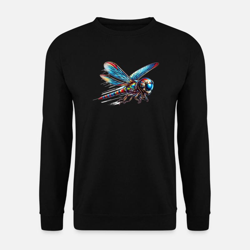 Fighter Libelle - Unisex Pullover - Schwarz