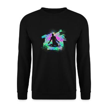 Football - Sweat-shirt Unisexe - noir - Devant - Alina (178cm) & Michal (187cm)