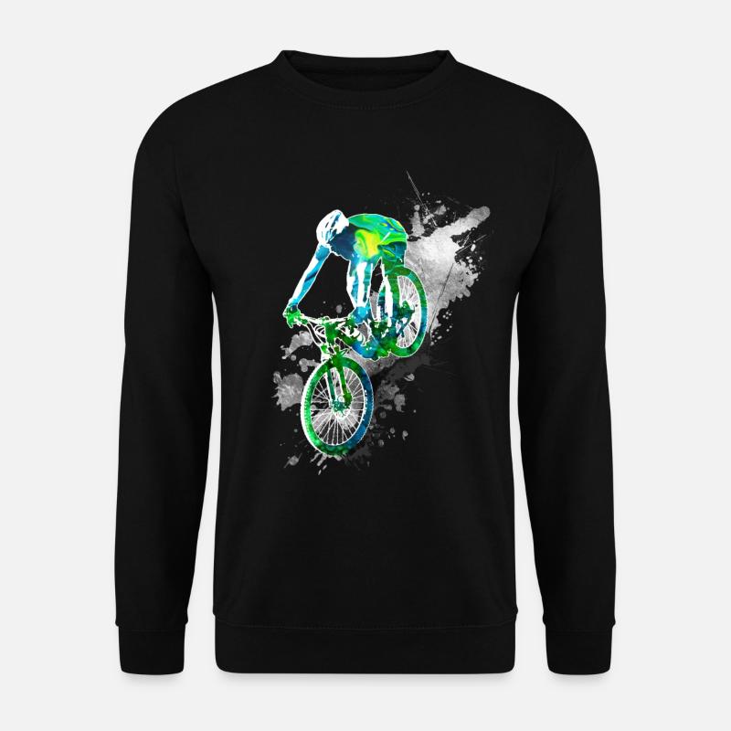 Downhill action - Unisex Sweatshirt - black