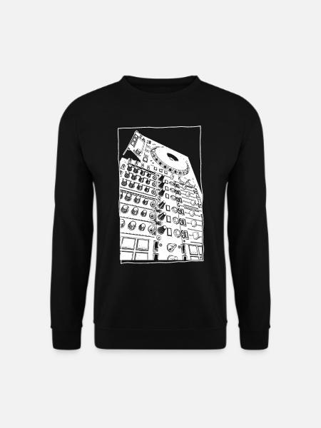 Shirt für Techno, Trance, Deep House Fans - Unisex Pullover - Schwarz