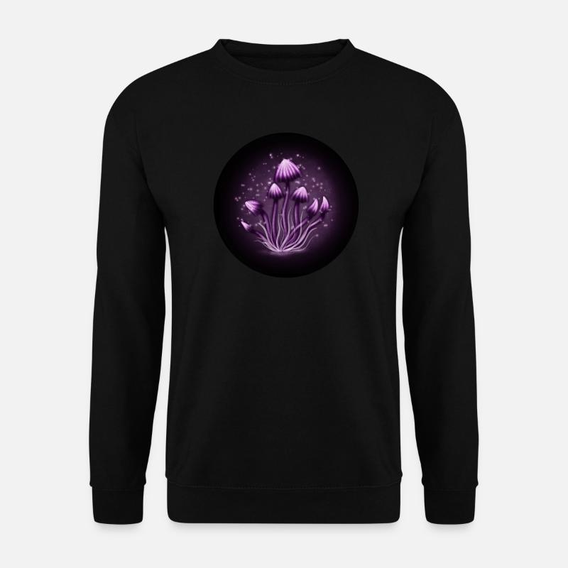 Magic mushrooms - Unisex Pullover - Schwarz