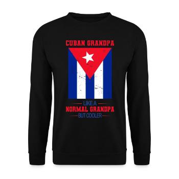 Cuba - Sweat-shirt Unisexe - noir - Devant - Alina (178cm) & Michal (187cm)