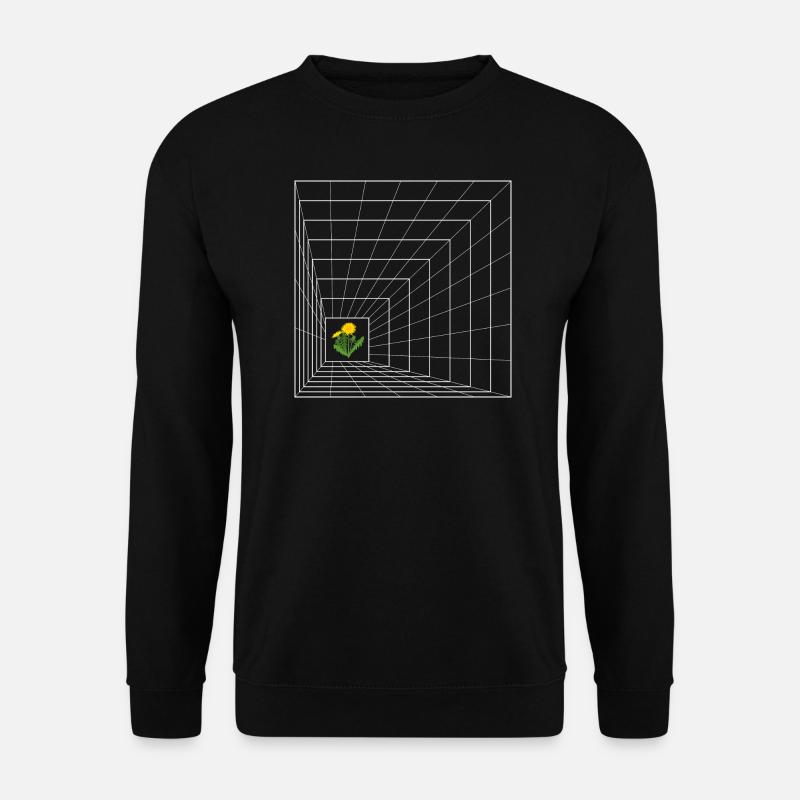 Graphic Dandelion - Unisex Sweatshirt - black