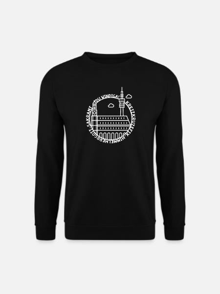München Wahrzeichen Gschimpft - Unisex Pullover - Schwarz