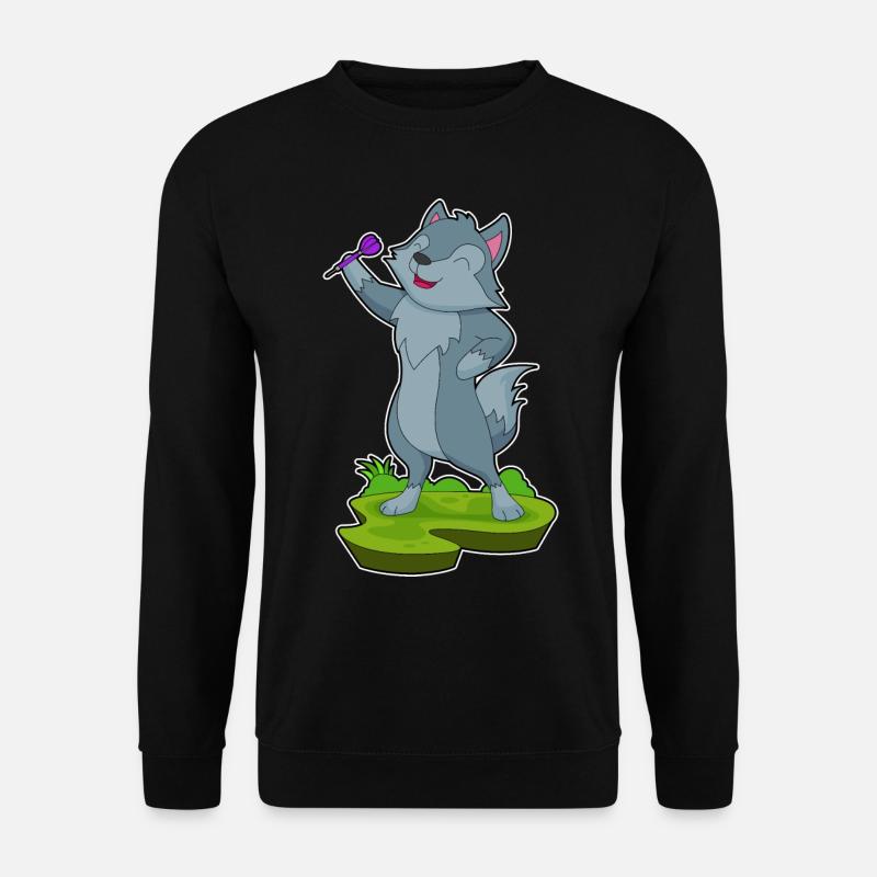 Dart de loup Dartpfeil - Sweat-shirt Unisexe - noir