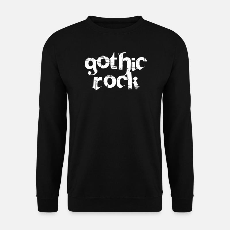 gothic rock logo design - Unisex Sweatshirt - black