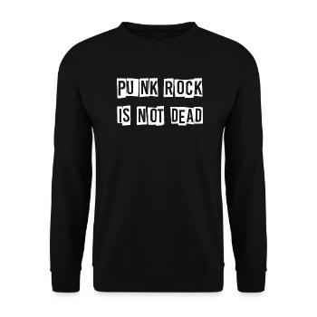 PUNKROCK IST NICHT TOT - Unisex Pullover - Schwarz - Vorne - Alina (178cm) & Michal (187cm)