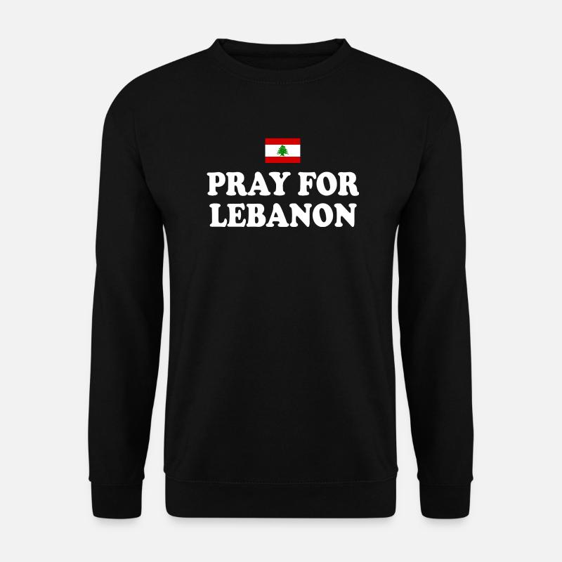 Pray for lebanon - Unisex Sweatshirt - black