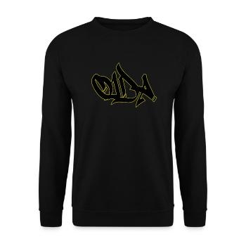 Oida - Unisex Pullover - Schwarz - Vorne - Alina (178cm) & Michal (187cm)