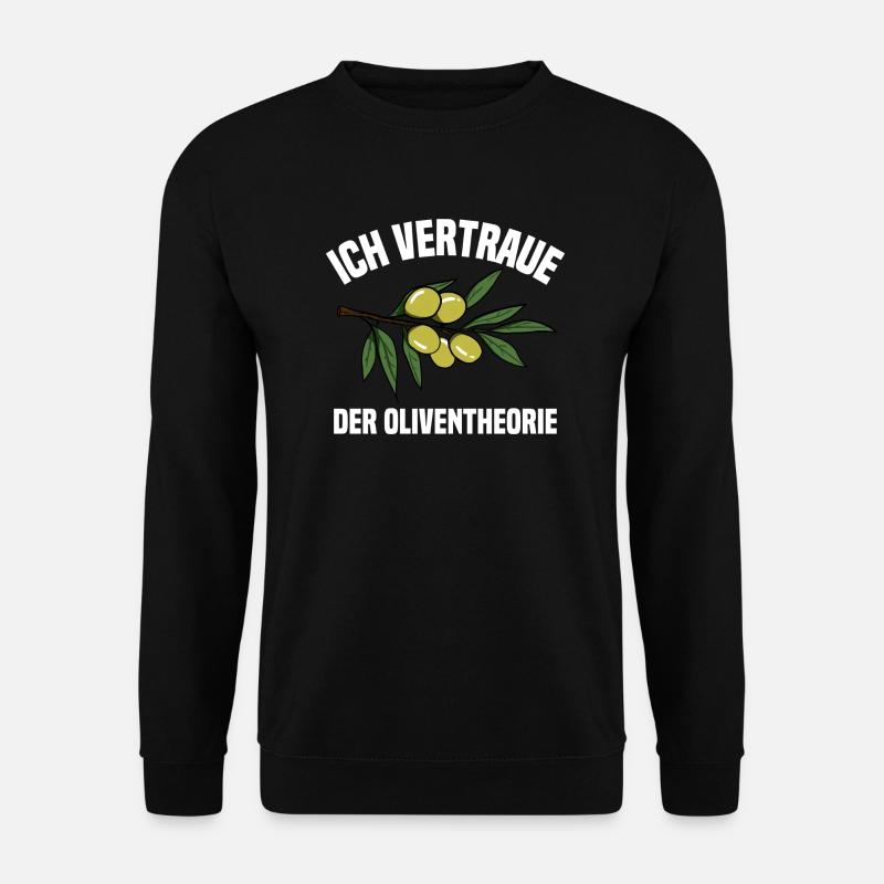 Die Oliventheorie - Unisex Pullover - Schwarz