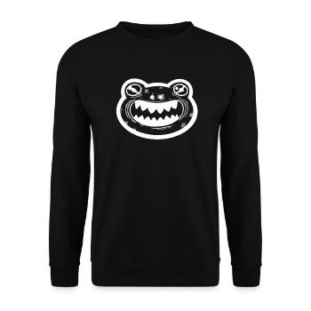 NaugHty FroG - Sweat-shirt Unisexe - noir - Devant - Alina (178cm) & Michal (187cm)