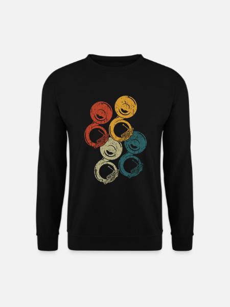 Retro Sousaphon Blasmusik Instrument Musiker - Unisex Pullover - Schwarz