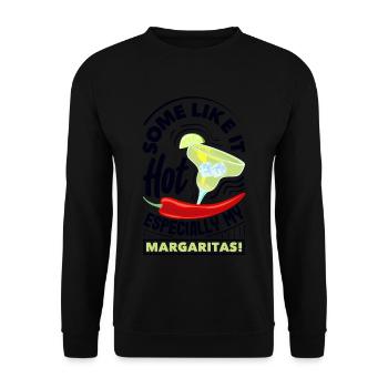 Attenzione Spicy Margarita Cocktail Lover's - Unisex Pullover - Schwarz - Vorne - Alina (178cm) & Michal (187cm)