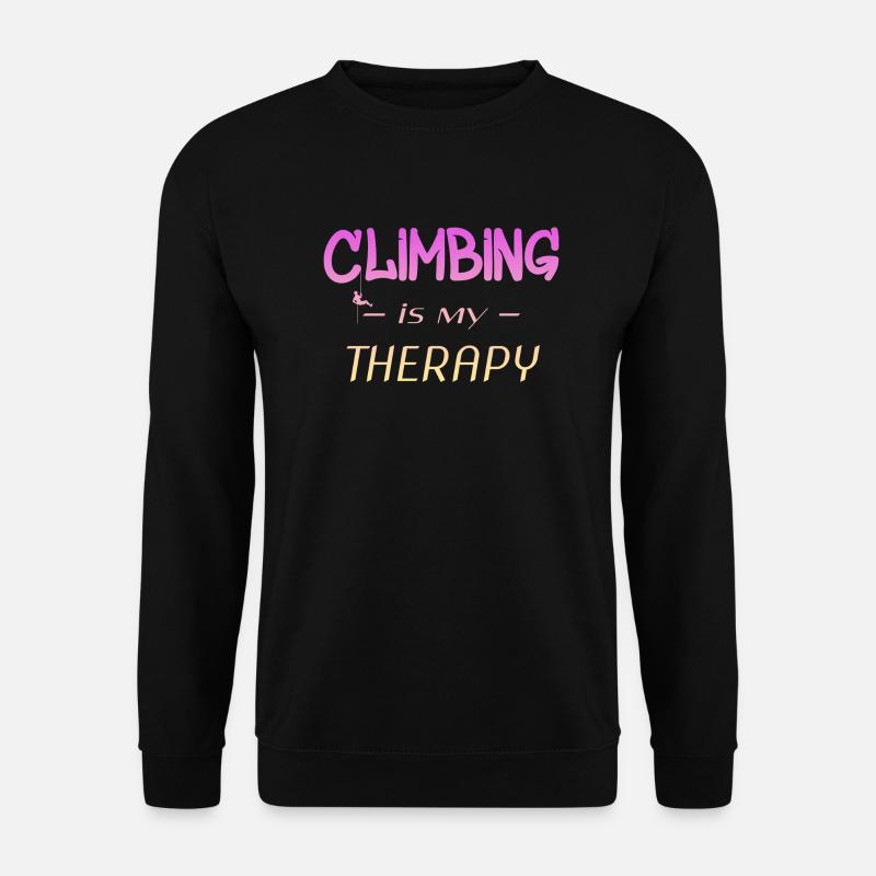 Climber Retro Climbing - Unisex Pullover - Schwarz