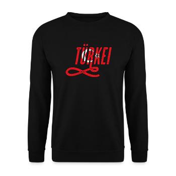 Türkei - Unisex Pullover - Schwarz - Vorne - Alina (178cm) & Michal (187cm)