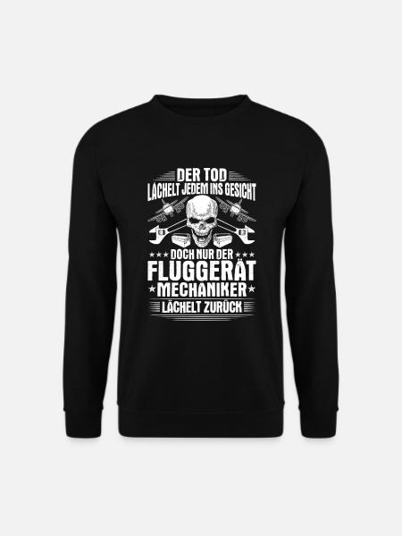 Fluggerätmechaniker Aircraft Mechanic - Unisex Pullover - Schwarz