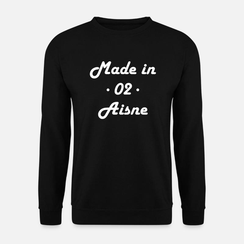 Made in aisne - Sweat-shirt Unisexe - noir