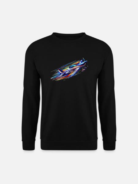 Avion de voltige - Sweat-shirt Unisexe - noir