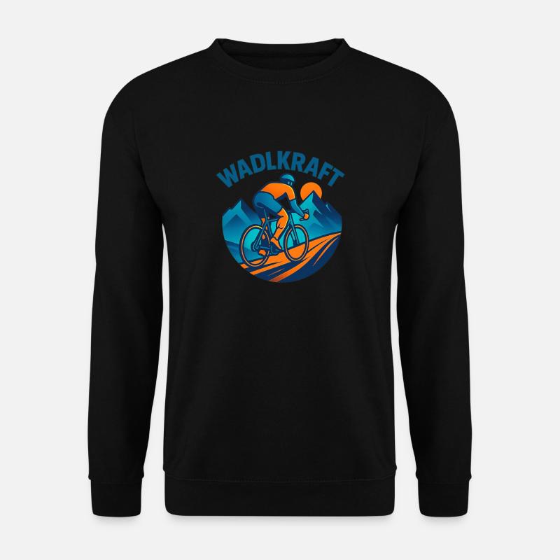 Wadlkraft – man, machine, mountain - Unisex Sweatshirt - black
