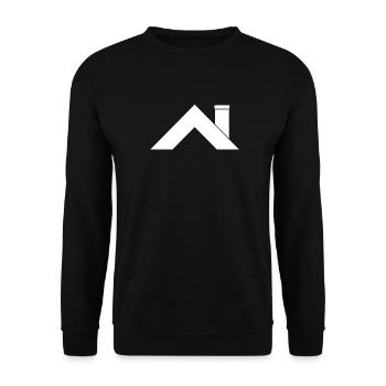 Maison toit - Sweat-shirt Unisexe - noir - Devant - Alina (178cm) & Michal (187cm)