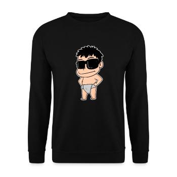 Bébé cool - Sweat-shirt Unisexe - noir - Devant - Alina (178cm) & Michal (187cm)