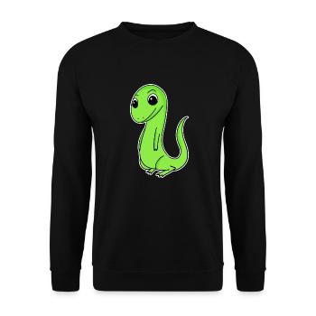 Hagedis - Uniseks sweater - zwart - Voor - Alina (178cm) & Michal (187cm)