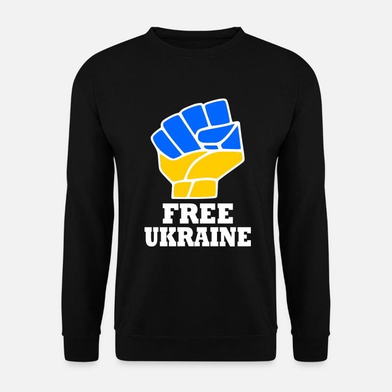 Free ukraine - Unisex Sweatshirt - black