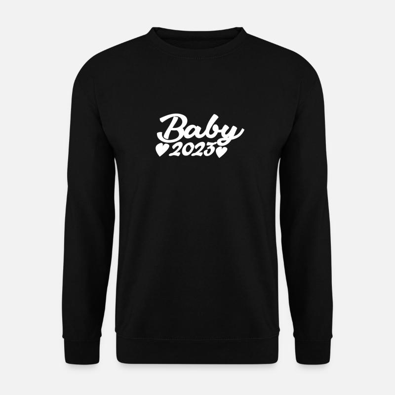 Bébé 2023 Grossesse enceinte - Sweat-shirt Unisexe - noir