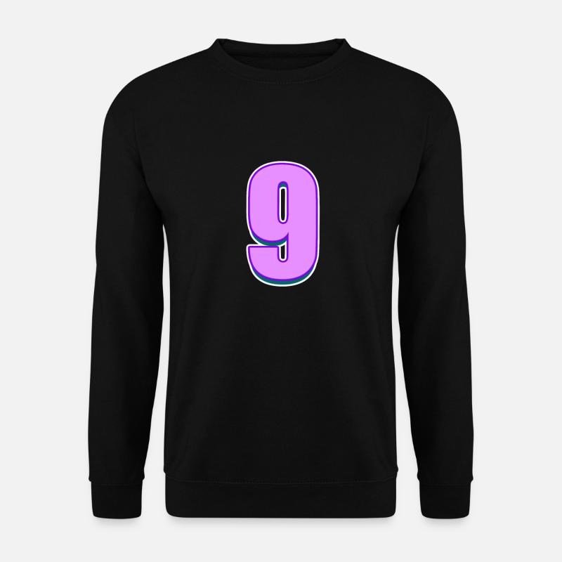 9 - Sweat-shirt Unisexe - noir