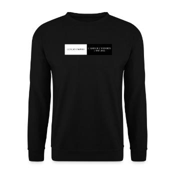 LUXURY EMPIRE - Unisex Pullover - Schwarz - Vorne - Alina (178cm) & Michal (187cm)